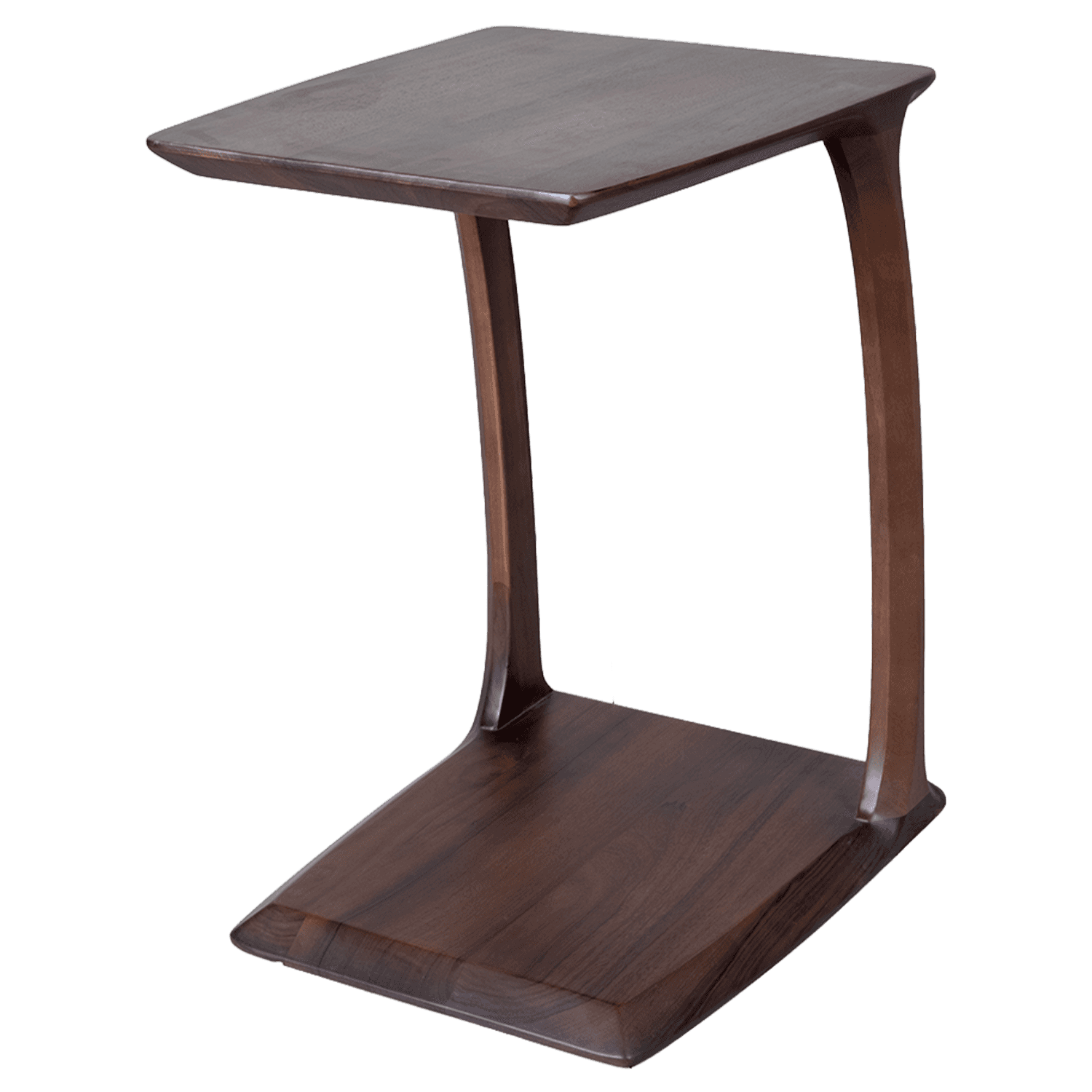 Two-Tier Wood Side Table — view 1.