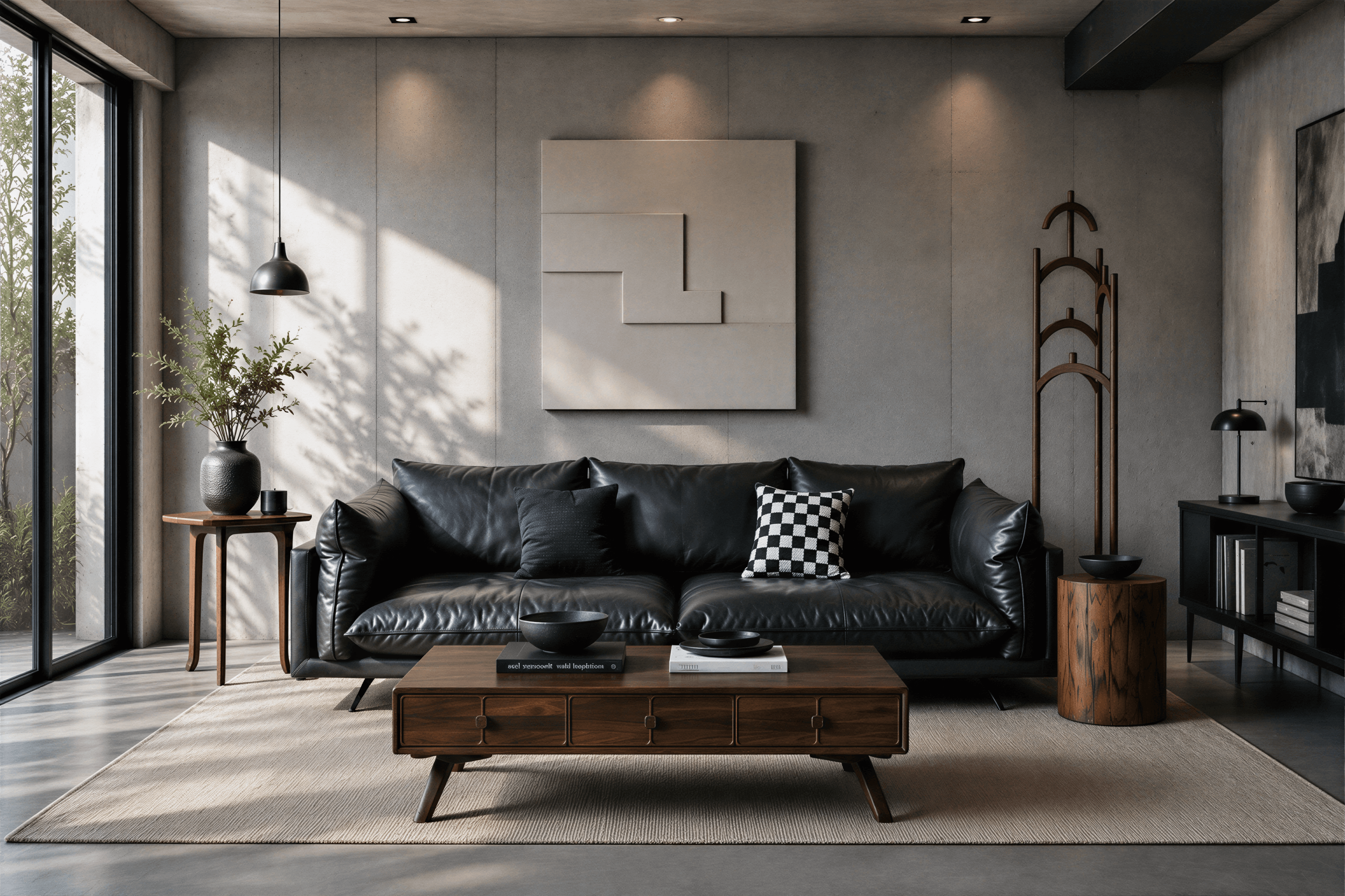Living — styled room sets.