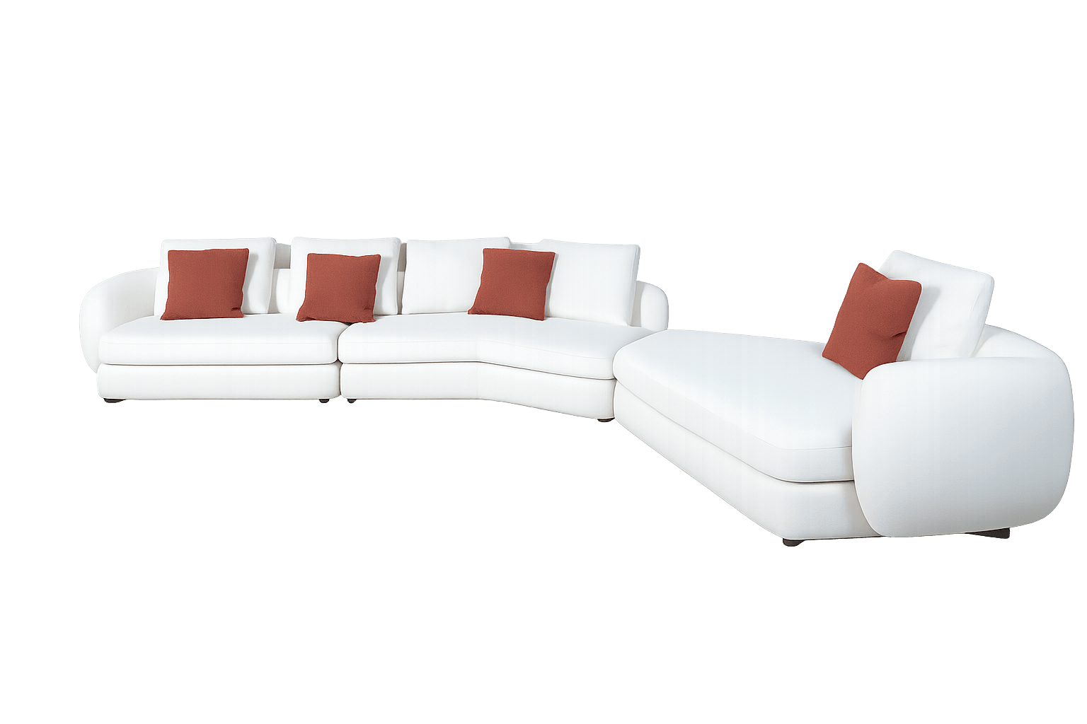 Saint Germain Curved Sectional Sofa — Sofa.