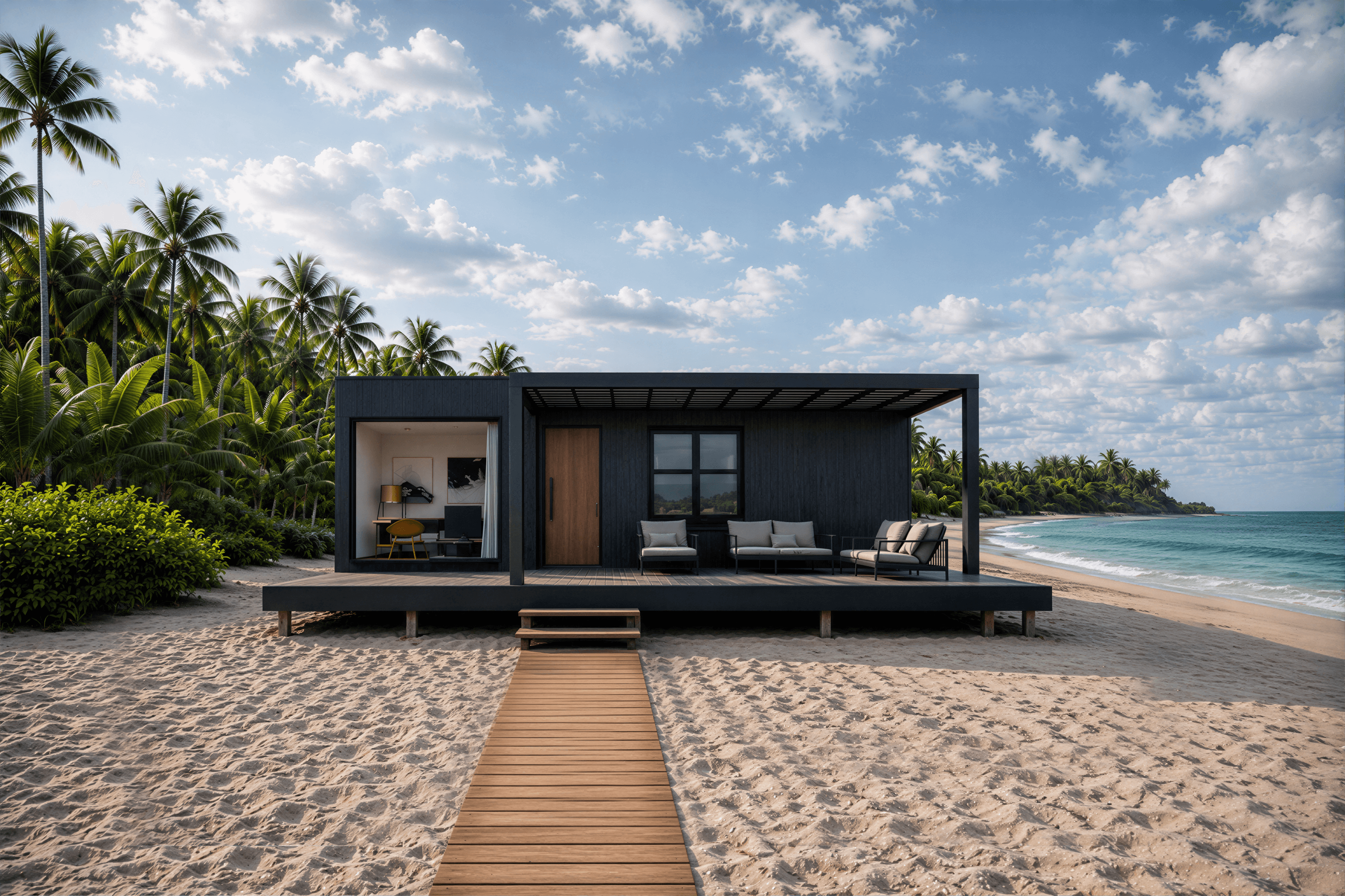 Viro modular home on the coast